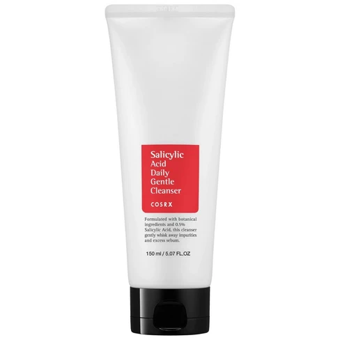 Gel limpiador de ácido salicílico